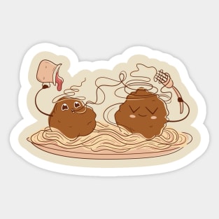 Cute Spaghetti Sticker